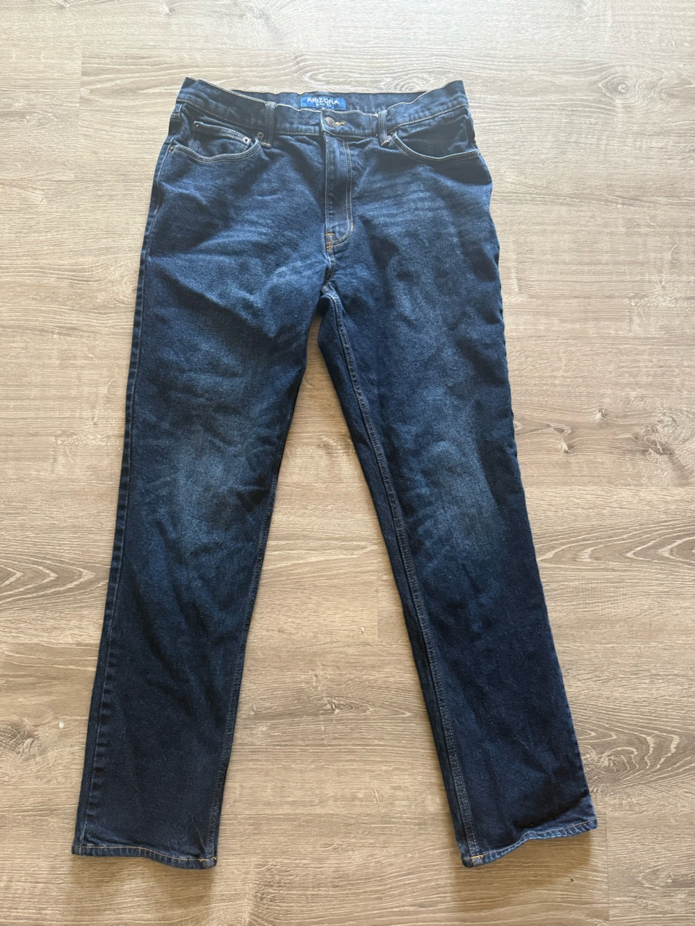 Arizona Jean Company Men's Navy Slim Straight Jeans